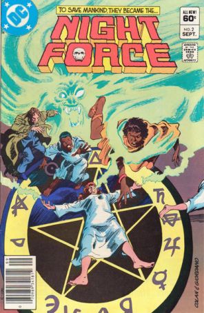 Night Force 2 (Newsstand) published by DC with cover art by Gene Colan