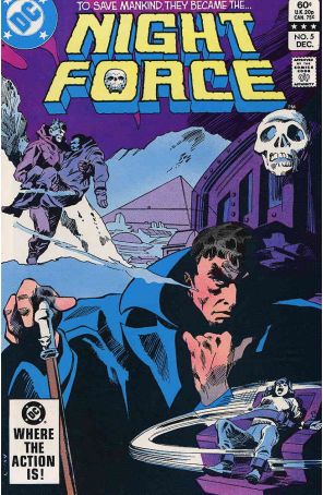 Night Force 5 published by DC with cover art by Gene Colan