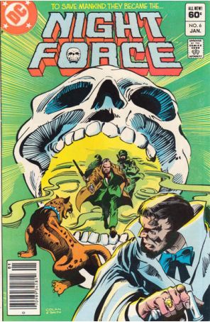 Night Force 6 (Newsstand) published by DC with cover art by Gene Colan