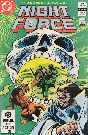 Night Force 6 published by DC with cover art by Gene Colan
