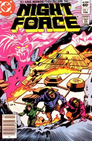 Night Force 7 (Newsstand) published by DC with cover art by Gene Colan