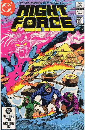 Night Force 7 published by DC with cover art by Gene Colan