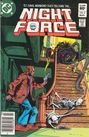 Night Force 8 (Newsstand) published by DC with cover art by Gene Colan
