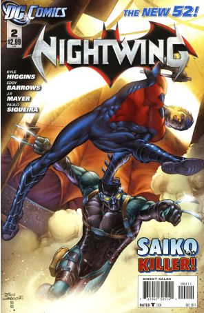Nightwing (3rd Series) 2 published by DC with cover art by Eddy Barrows
