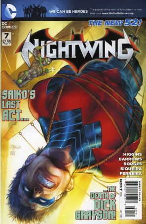 Nightwing (3rd Series) 7 published by DC with cover art by Eddy Barrows