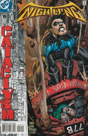 Nightwing 19 published by DC with cover art by Scott McDaniel