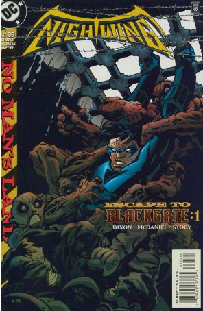 Nightwing 35 published by DC with cover art by Scott McDaniel
