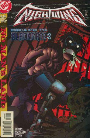 Nightwing 36 published by DC with cover art by Scott McDaniel