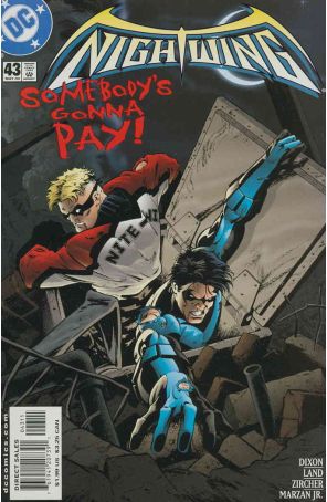 Nightwing 43 published by DC with cover art by Matt Haley