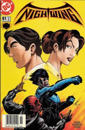 Nightwing 61 (Newsstand) published by DC with cover art by Trevor McCarthy