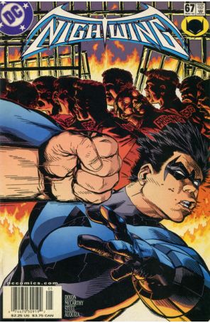 Nightwing 67 (Newsstand) published by DC with cover art by Michael Golden