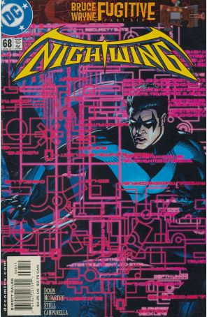 Nightwing 68 published by DC with cover art by Michael Golden
