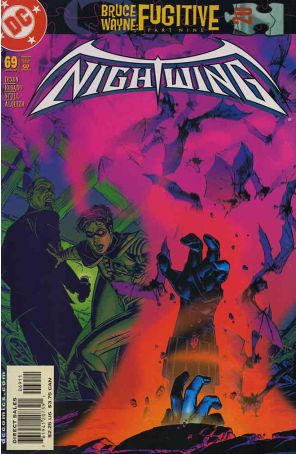 Nightwing 69 published by DC with cover art by Michael Golden