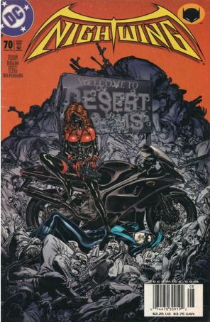 Nightwing 70 (Newsstand) published by DC with cover art by Michael Golden