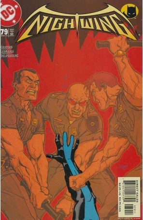 Nightwing 79 published by DC with cover art by Dave Johnson