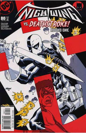 Nightwing 80 published by DC with cover art by Dave Johnson