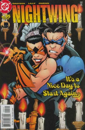 Nightwing 95 published by DC with cover art by Scott McDaniel