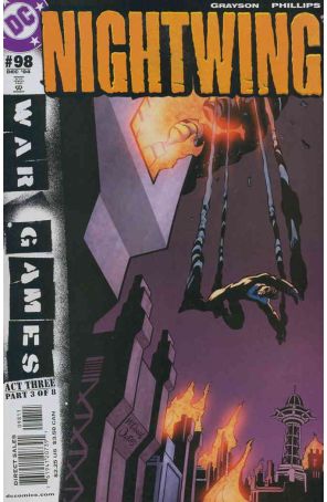 Nightwing 98 published by DC with cover art by Scott McDaniel