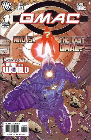 Omac (2nd Series) 1 published by DC with cover art by Renato Guedes