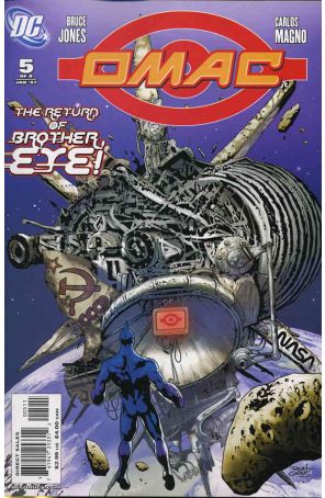 Omac (2nd Series) 5 published by DC with cover art by Renato Guedes