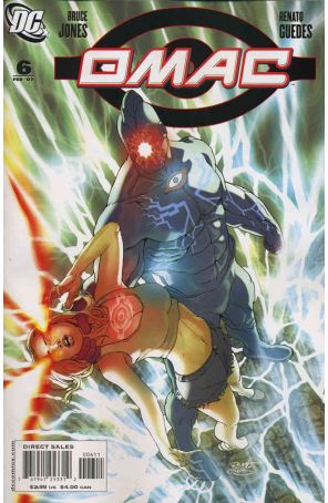 Omac (2nd Series) 6 published by DC with cover art by Renato Guedes