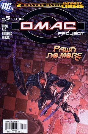 The Omac Project 5 published by DC with cover art by José Ladrönn