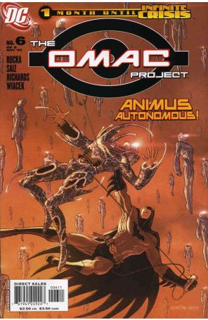The Omac Project 6 published by DC with cover art by José Ladrönn