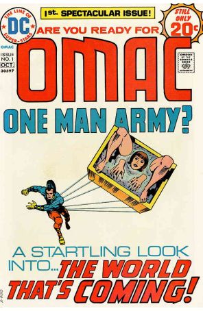 Omac 1 published by DC with cover art by Jack Kirby
