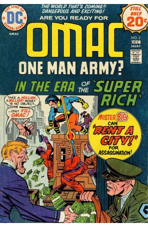 OMAC 2 published by DC with cover art by Jack Kirby