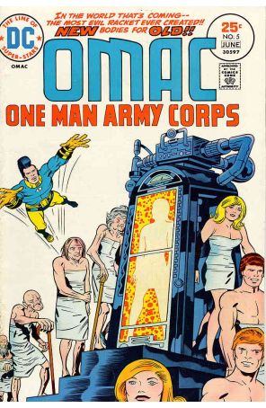 OMAC 5 published by DC with cover art by Jack Kirby