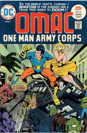 OMAC 6 published by DC with cover art by Jack Kirby