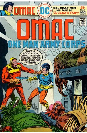 OMAC 8 published by DC with cover art by Joe Kubert