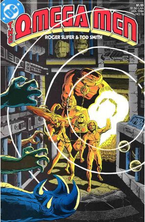 The Omega Men 10 published by DC with cover art by Tod Smith