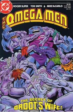 The Omega Men 12 published by DC with cover art by Tod Smith