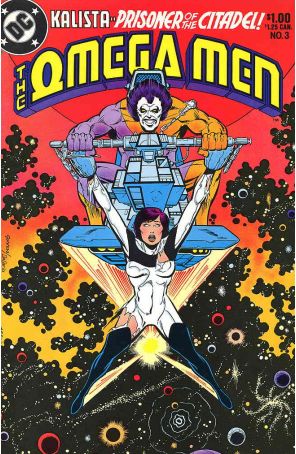 The Omega Men 3 published by DC with cover art by Keith Giffen