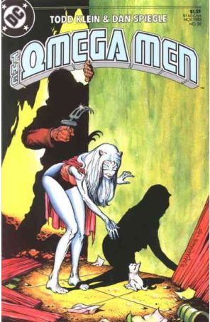 The Omega Men 32 published by DC with cover art by Shawn McManus