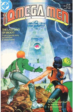 The Omega Men 36 published by DC with cover art by Neal McPheeters
