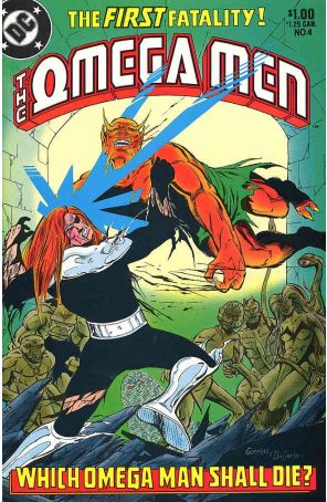 The Omega Men 4 published by DC with cover art by Keith Giffen