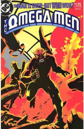 The Omega Men 6 published by DC with cover art by Keith Giffen