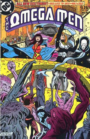 The Omega Men 8 published by DC with cover art by Tod Smith