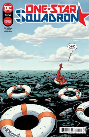 One-Star Squadron 3 published by DC with cover art by Steve Lieber