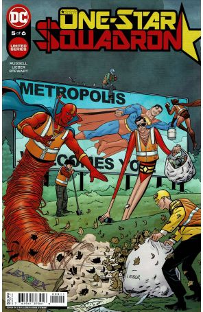 One-Star Squadron 5 published by DC with cover art by Steve Lieber
