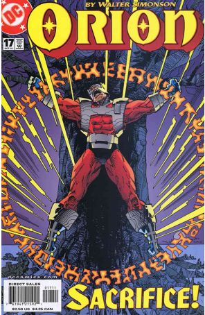 Orion (DC) 17 published by DC with cover art by Walt Simonson
