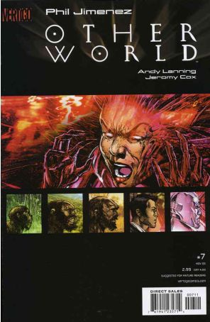 Otherworld 7 published by DC with cover art by Andy Lanning