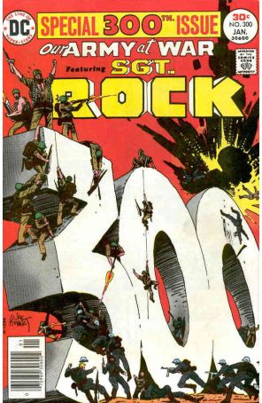 Our Army at War 300 published by DC with cover art by Joe Kubert