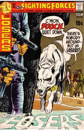 Our Fighting Forces 132 published by DC with cover art by Joe Kubert
