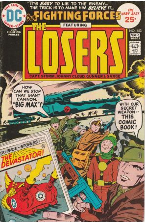 Our Fighting Forces 153 published by DC with cover art by Jack Kirby