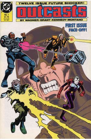 Outcasts 1 published by DC with cover art by Cam Kennedy