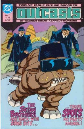 Outcasts 11 published by DC with cover art by Cam Kennedy