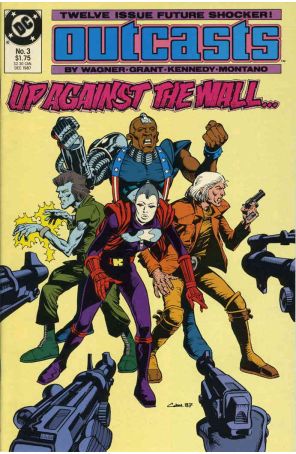 Outcasts 3 published by DC with cover art by Cam Kennedy